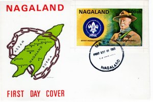 Nagaland (Local Issue) 1971 souvenir sheet FDC