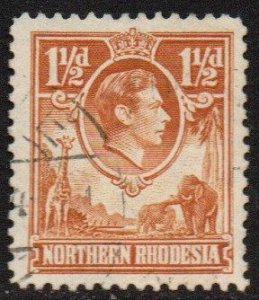 Northern Rhodesia Sc #30 Used