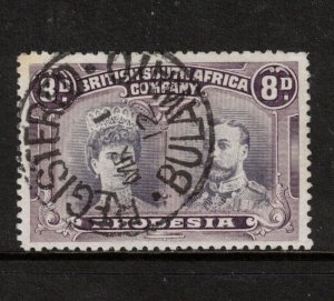 Rhodesia #109 Very Fine Used With Ideal July 1 1912 S.O.N. CDS Cancel