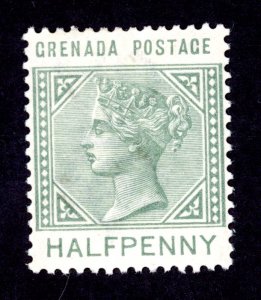 Grenada 20 MH 1883 1/2p green