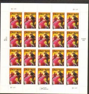 US #3203 Mint Sheet Cinco De Mayo 