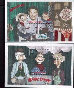 The HOWDY DOODY Show Souvenir Sheet Set x3 - MONGOLIA #2350 -52 MNH  E27