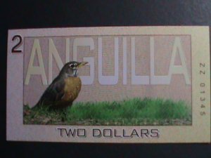 ANGUILLA  2019-COLLECTIBLE UNCIRCULATED POLYMAR BEAUTIFUL LOVELY NOTE VF