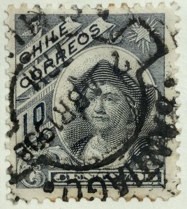 AlexStamps CHILE #72 VF Used SON