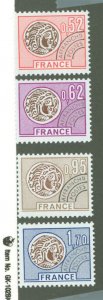 France #1487-90 Unused Single (Complete Set)