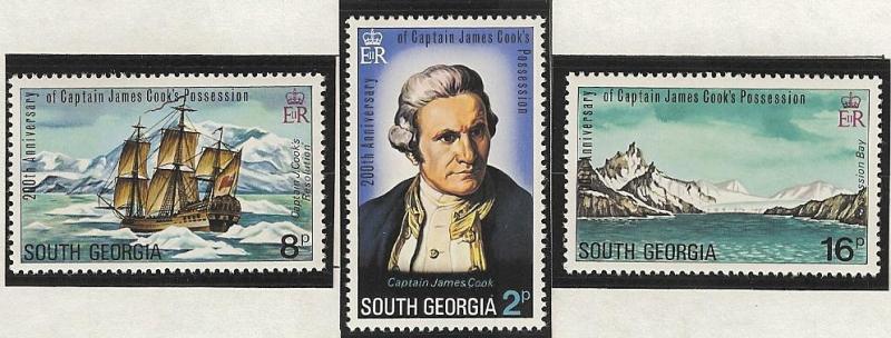  South Georgia   Mnh  s.c.  41- 43