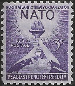 # 1008 MINT NEVER HINGED NATO