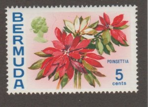 Bermuda 259b Poinsettia - MNH