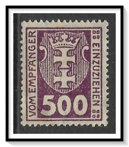 Danzig #J19a Postage Due NG