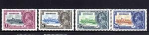 SEYCHELLES #118-121  1936  SILVER JUBILEE  MINT VF NH