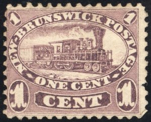 New Brunswick Stamps # 6 MLH VF Scott Value $42.50