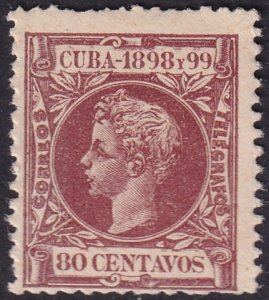 Cuba 1898 Sc 173 MNH**
