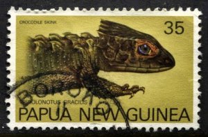 STAMP STATION PERTH Papua New Guinea #480 Skinks Used