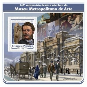 St Thomas - 2017 Metropolitan Museum - Stamp Souvenir Sheet - ST17111b