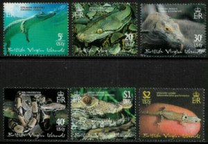 Virgin Is #972-7 MNH Set - Reptiles in Guinness Book of World Records