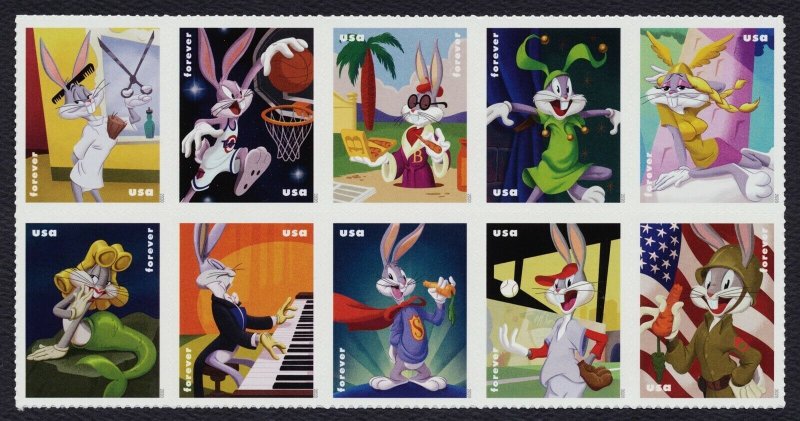 #5503a Bugs Bunny, Se-Tenant Block, Mint **ANY 5=FREE SHIPPING**