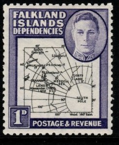 FALKLAND IS.DEP. SGG2 1946 1d BLACK & VIOLET MTD MINT