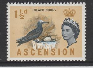 ASCENSION 1963 SG71 1½d BlackNoddy MLH 