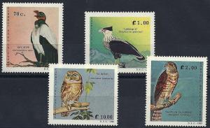 El Salvador #1221-24 Owls 1989 NH Cat. $ 11.00