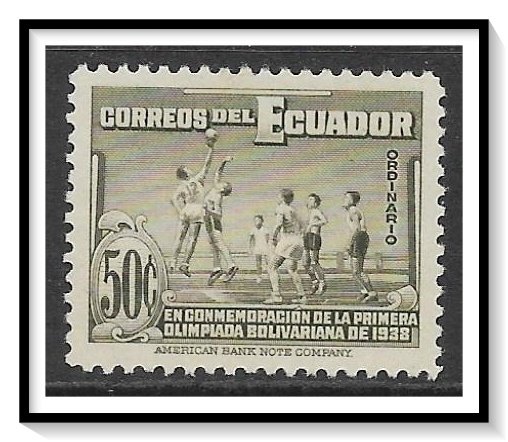 Ecuador #379 Bolivian Games MH