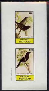 Grunay 1982 Birds #10 (Weaver Bird & Woodpecker) impe...