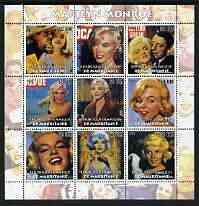 MAURITANIE SHEET MARILYN MONROE ACTRESSES