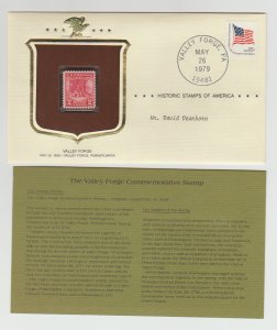 645 Washington Valley Forge w/ Historic Stamps America Commemorative Cover