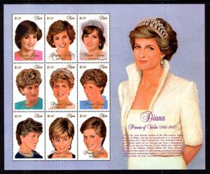 Nevis 1030 Princess Diana Souvenir Sheet MNH VF