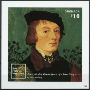 Grenada Art Stamps 2014 MNH World Famous Paintings Hans Baldung 1v IMPF S/S II 