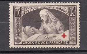 J43840 JLStamps WWII 1940 france mh #b102 nurse