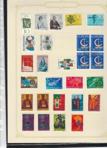 liechtenstein 1966/67 stamps page ref 17961