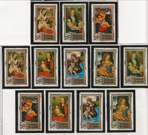 BURUNDI Sc 474-6,C213-5,B62-4,CB32-4+4S/S NH issue of 1974 -CHRISTMAS-ART.Sc33