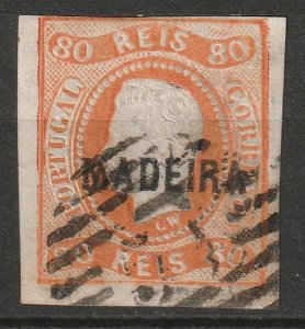 Madeira 1868 Sc 4 used