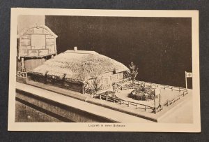 WWI German Barn Field Hospital Red Cross Postcard Lazarett Military Medical