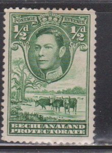 BECHUANALAND PROTECTORATE Scott # 124 MH - KGVI & Cattle