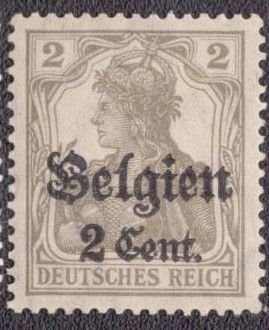 Belgium German Occupation - 1916 N10 MH