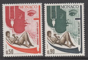 Monaco 841-842 MNH VF