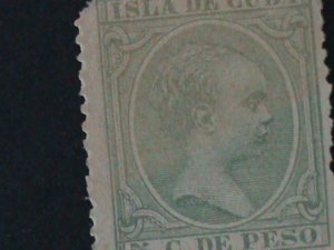 ​CUBA-SC#144 ERROR-KING ALFONSO- MISSING SOME COLOR ON TOP-:MNH VF-LAST ONE
