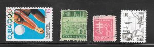 Cuba Mixture #Z27 Used 10 Cent lot