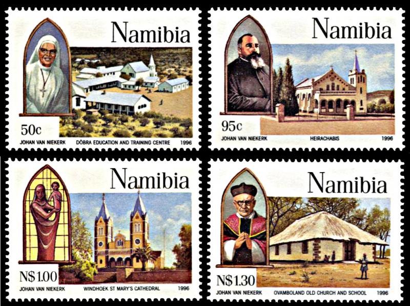 Namibia 797-800, MNH, Catholic Missions