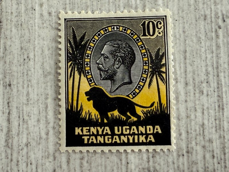 Kenya, Uganda, Tanzania #48 MH, 10c, Lion, 2024 SCV $7.50