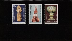 Cyprus  Scott#  445-447  MNH  (1976 Europa)