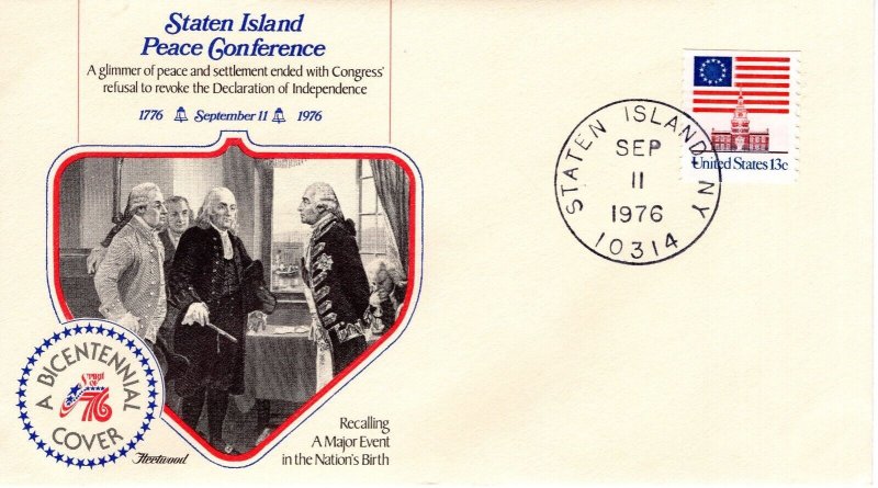 STATEN ISLAND PEACE CONFERENCE, STATEN ISLAND, NY  1976  FDC17120