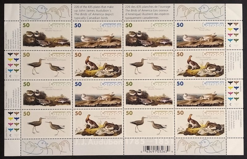 Canada 2098a Sheet MNH