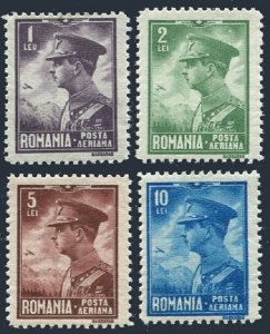 Romania C13-C16, lightly hinged. Michel 389-392. Air Post 1930. King Carol II.