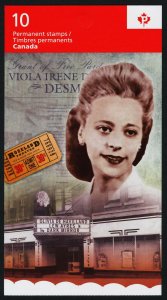 Canada 2521a Booklet MNH Viola Desmond, Black History