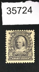 US STAMPS # 306 MINT OG LH LOT #35724