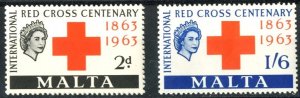 MALTA - SC #292-293 - MINT NH set of 2 - 1963 - Item MALTA022