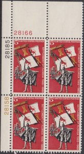 1271 Florida Settlement Plate Block MNH