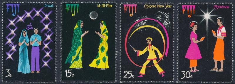 Fiji 1975 Festivals of Joy Set of 4 SG521-524 MNH